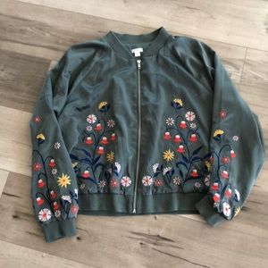 Satin like jacket